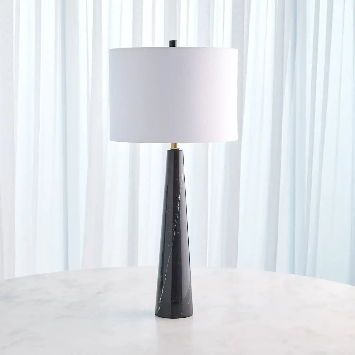GLOBAL VIEWS, PINNACLE MARBLE LAMP, TABLE LAMPS
