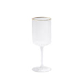 GLOBAL VIEWS S/4 WINSTON WHITE WINE GLASSES - Decorative Accents