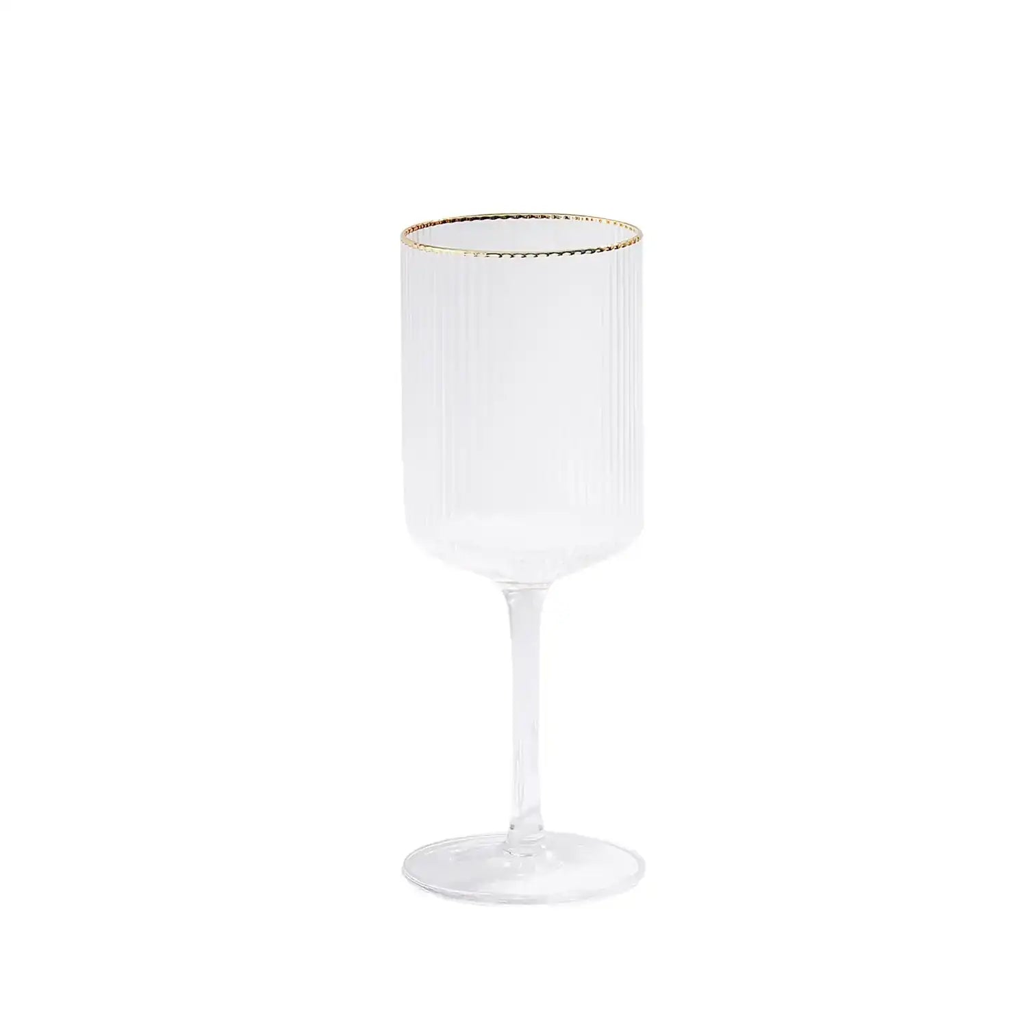 GLOBAL VIEWS S/4 WINSTON WHITE WINE GLASSES - Decorative Accents
