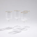 GLOBAL VIEWS S/4 WINSTON RED WINE GLASSES - Decorative Accents