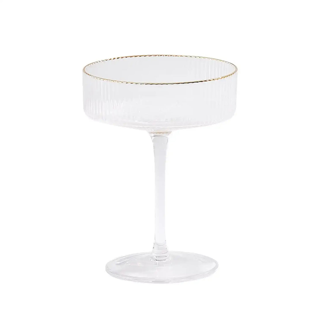 GLOBAL VIEWS S/4 WINSTON COUPE GLASSES - Decorative Accents