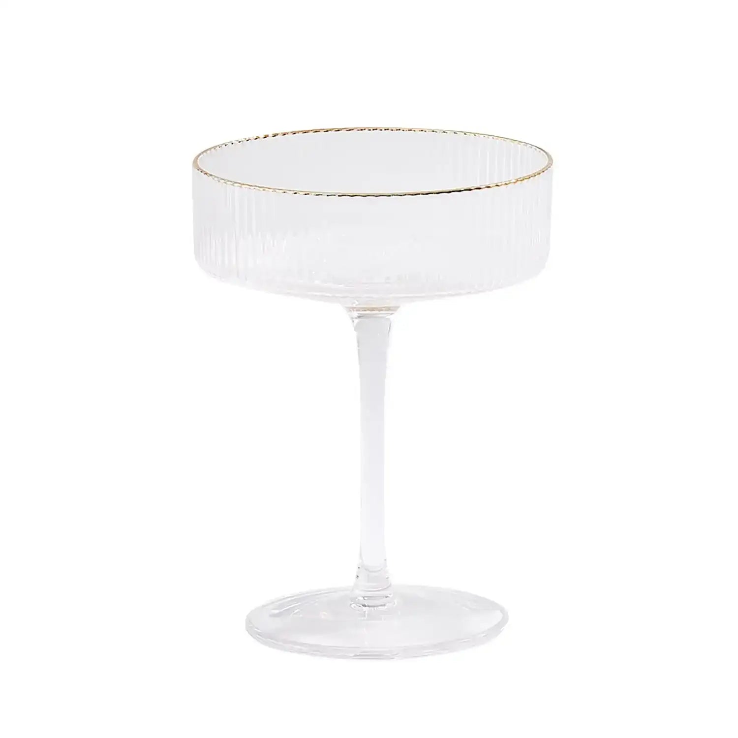 GLOBAL VIEWS S/4 WINSTON COUPE GLASSES - Decorative Accents