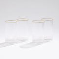 GLOBAL VIEWS S/4 WINSTON HIGHBALL GLASSES - Decorative Accents
