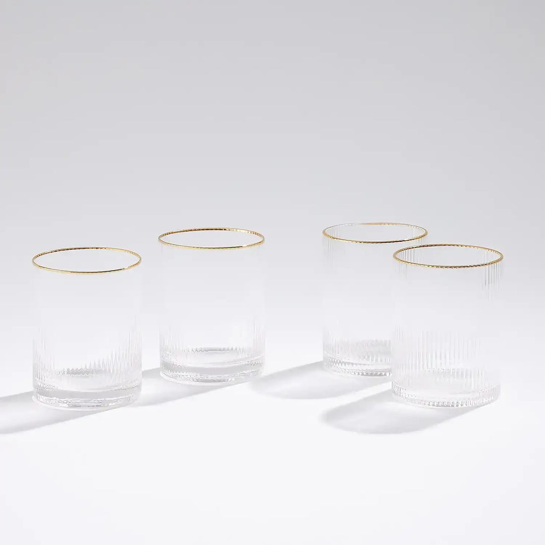 GLOBAL VIEWS S/4 WINSTON DOF GLASSES - Decorative Accents