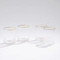 GLOBAL VIEWS S/4 WINSTON DOF GLASSES - Decorative Accents