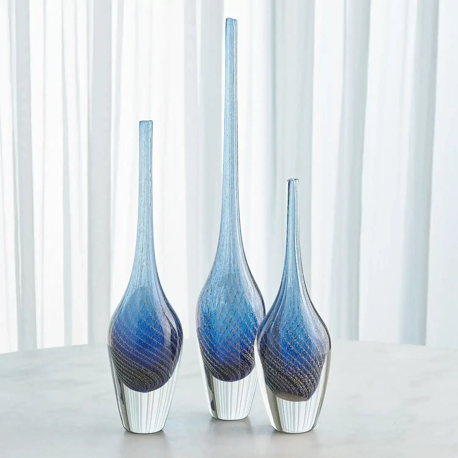 GLOBAL VIEWS FLECKED SPIRE BOTTLE - Art