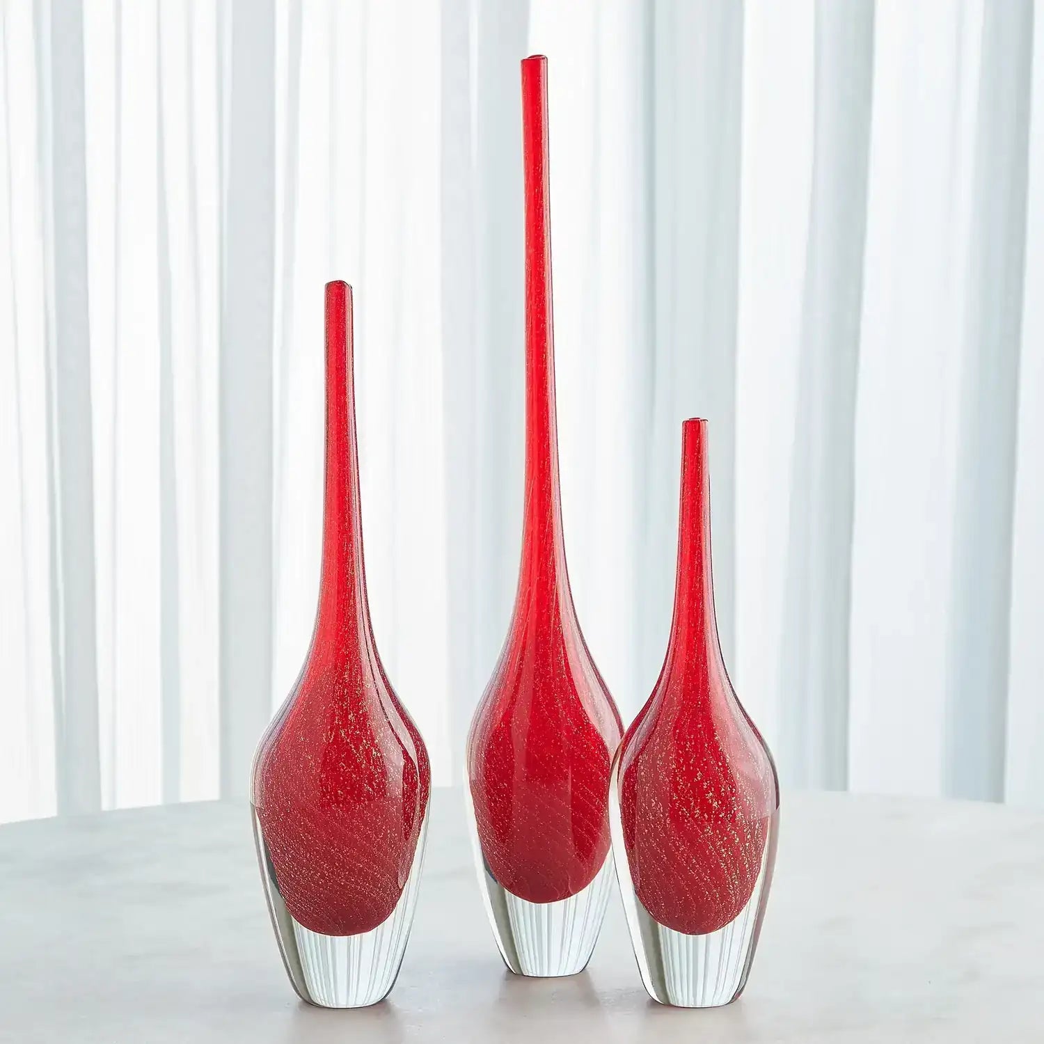 GLOBAL VIEWS FLECKED SPIRE BOTTLE - Art