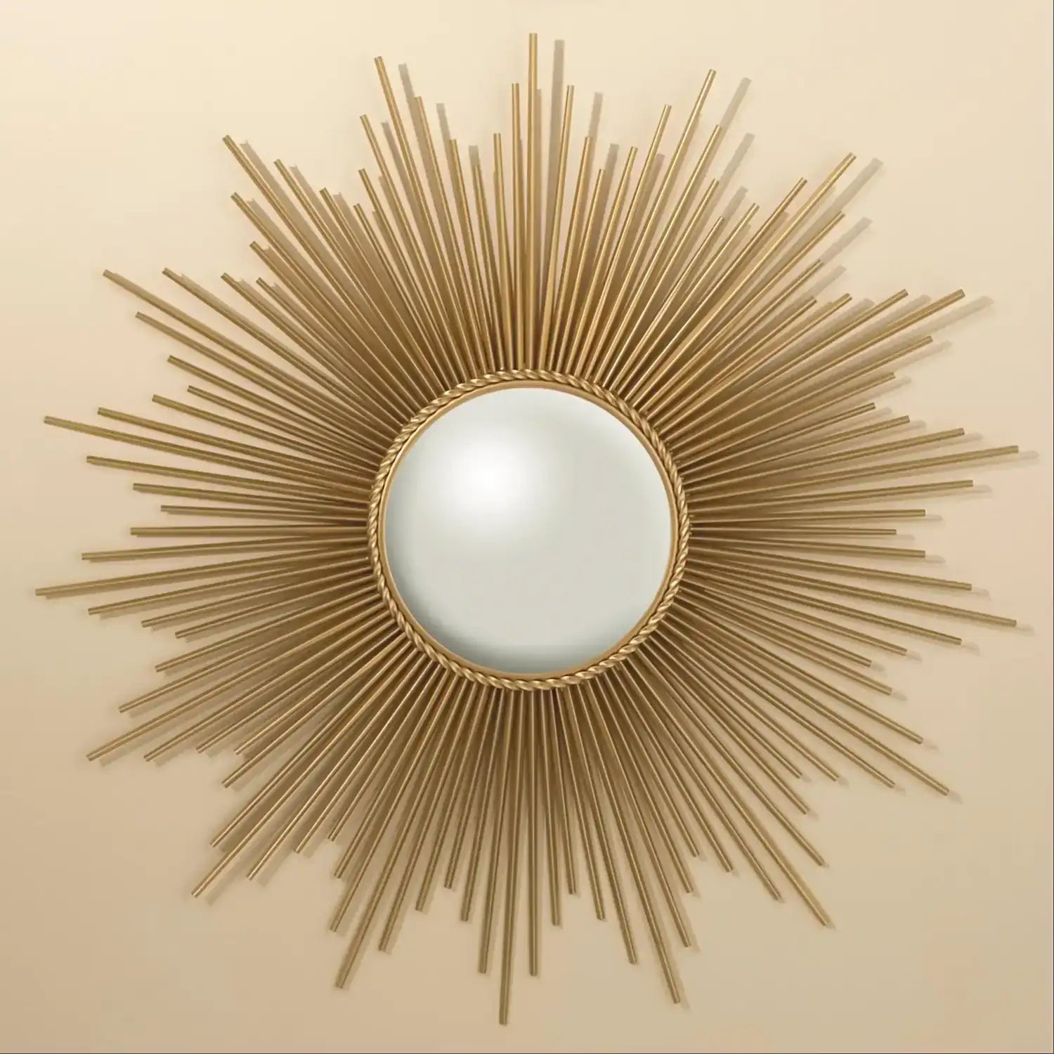 GLOBAL VIEWS SUNBURST MIRROR W/SECURITY HDWE - Mirrors