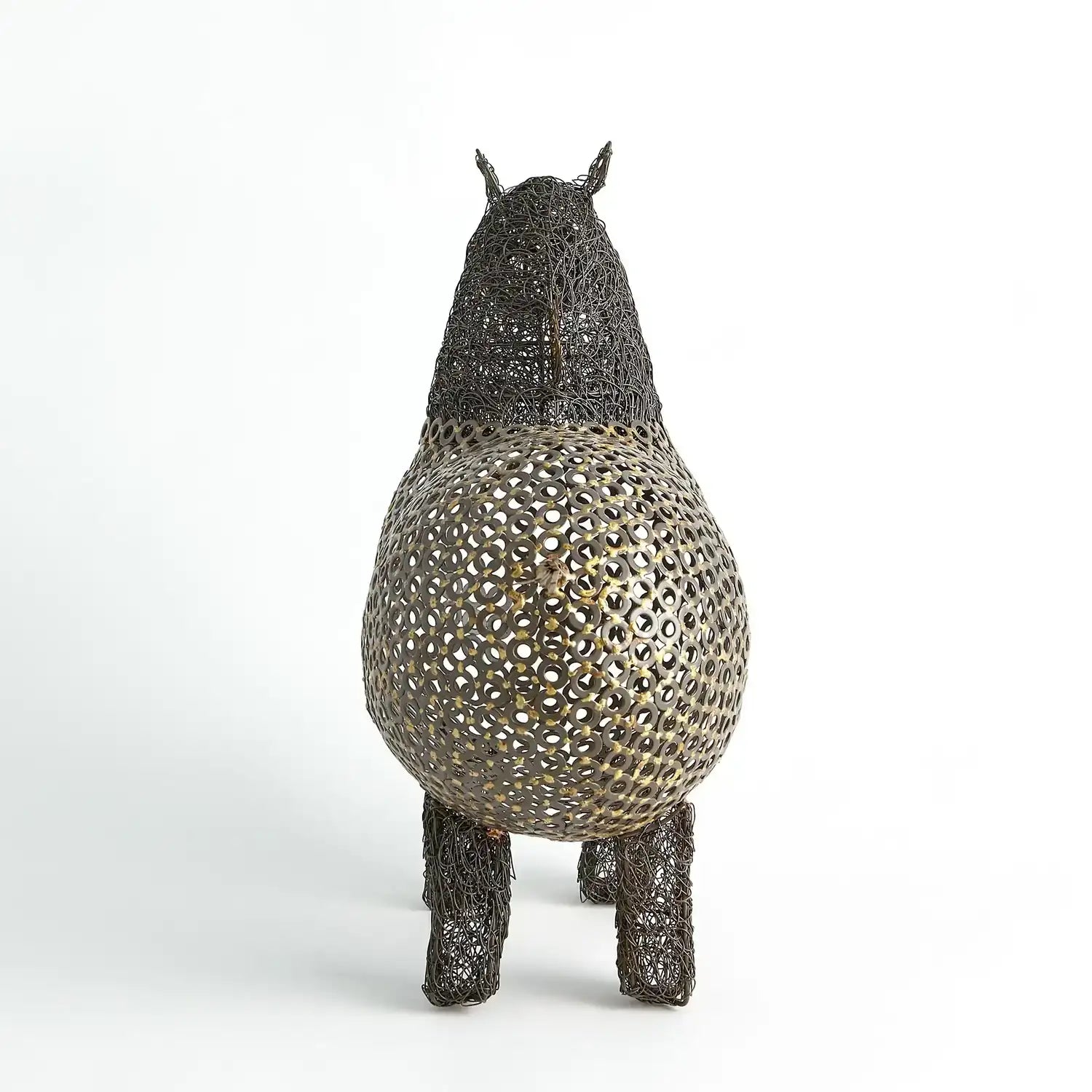 GLOBAL VIEWS CRAZY FAT PONY SCULPTURE - Decorative Accents