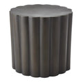 GLOBAL VIEWS FLUTED TABLE - Side