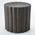 GLOBAL VIEWS FLUTED TABLE - Side