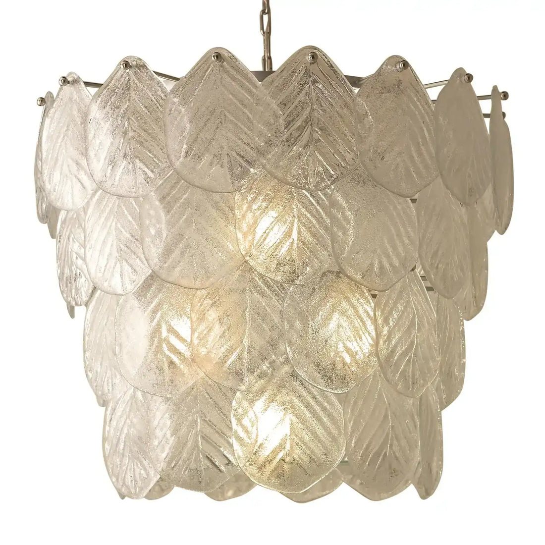 GLOBAL VIEWS, MURANO LEAF CHANDELIER, PENDANT LIGHT