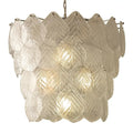 GLOBAL VIEWS, MURANO LEAF CHANDELIER, PENDANT LIGHT