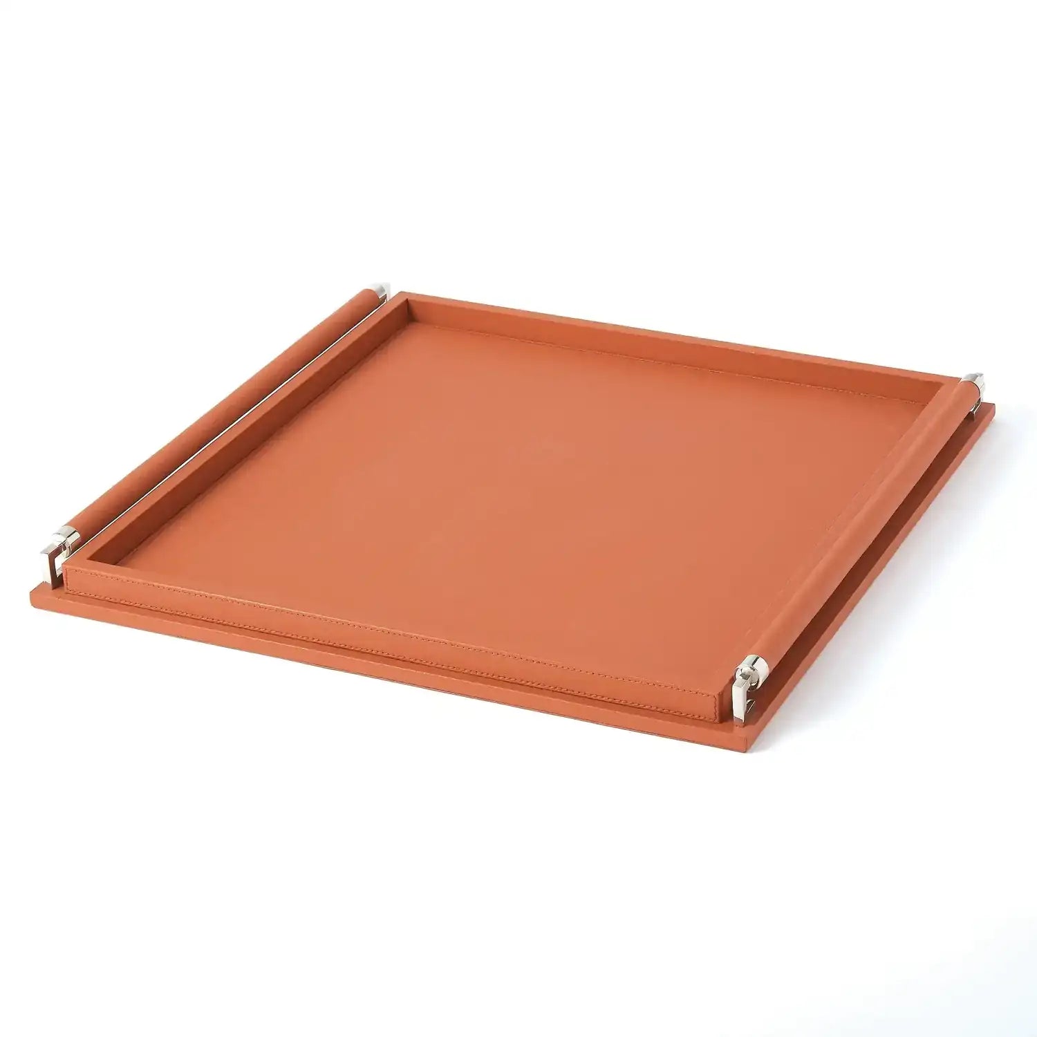 GLOBAL VIEWS WRAPPED HANDLE TRAY - Decorative Accents