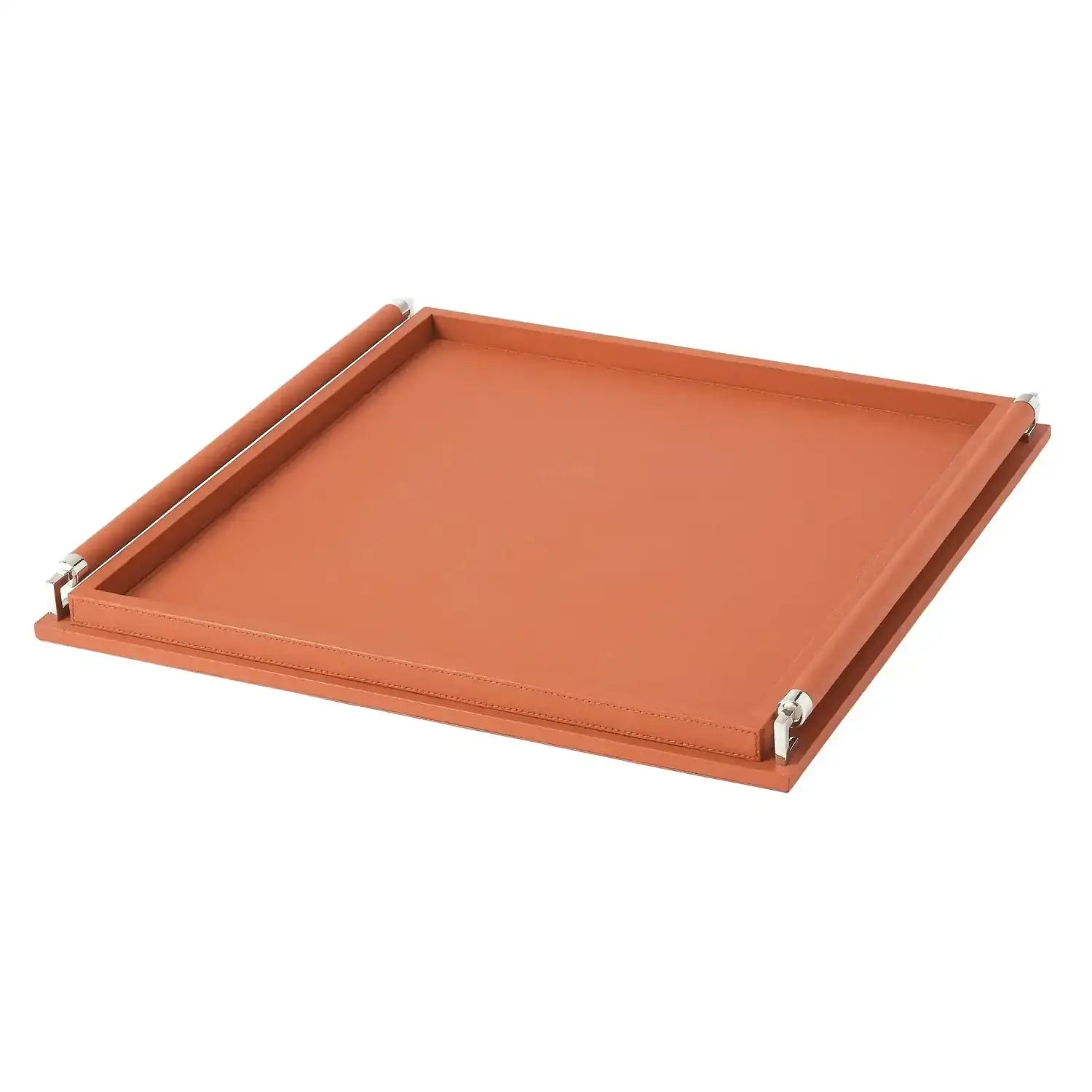 GLOBAL VIEWS WRAPPED HANDLE TRAY - Decorative Accents