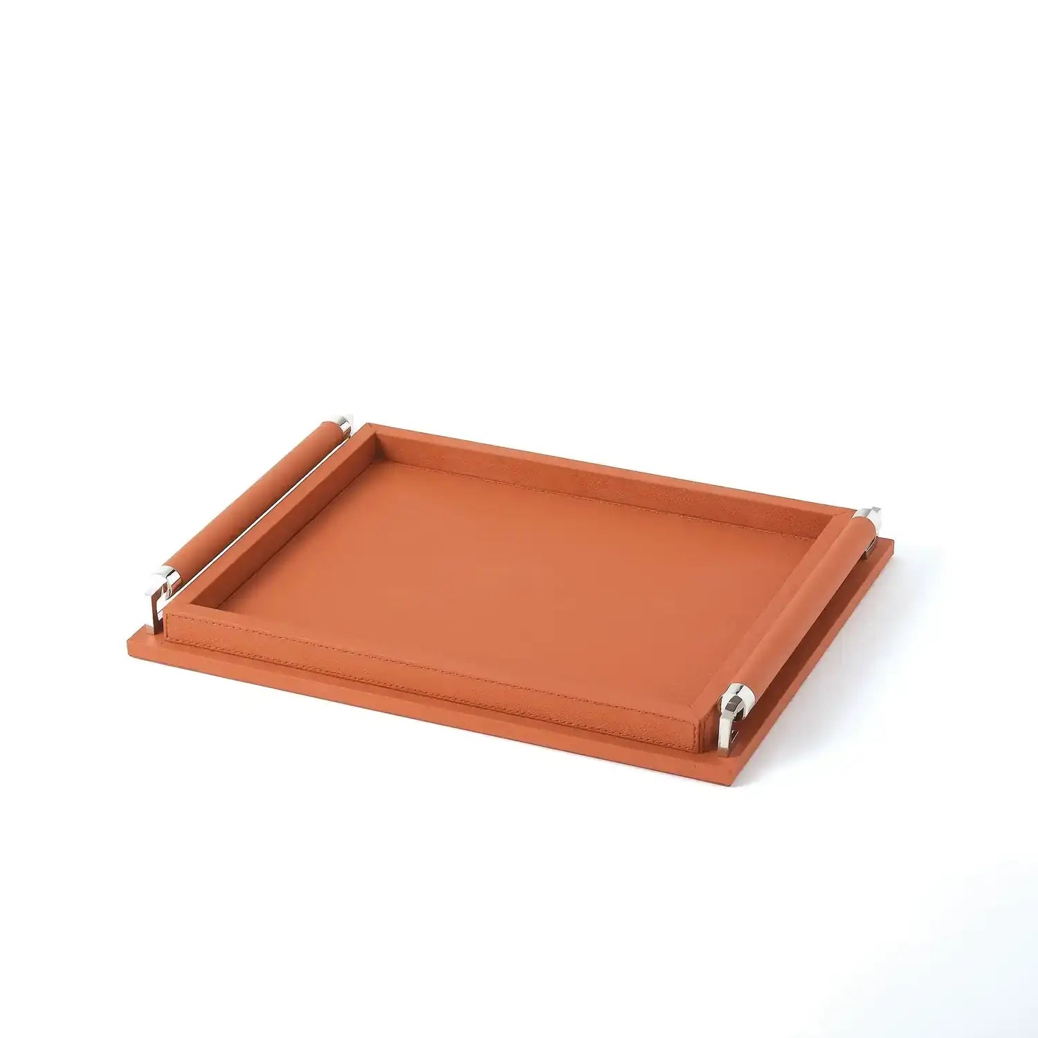 GLOBAL VIEWS WRAPPED HANDLE TRAY - Decorative Accents
