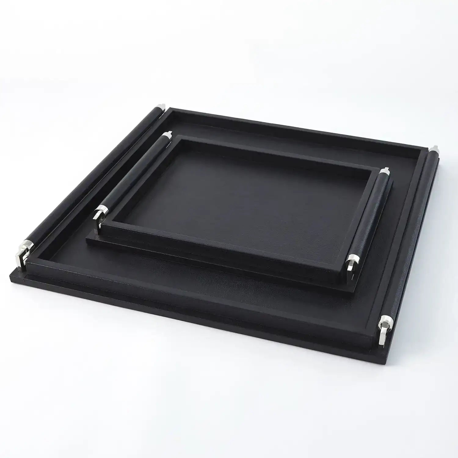 GLOBAL VIEWS WRAPPED HANDLE TRAY - Decorative Accents