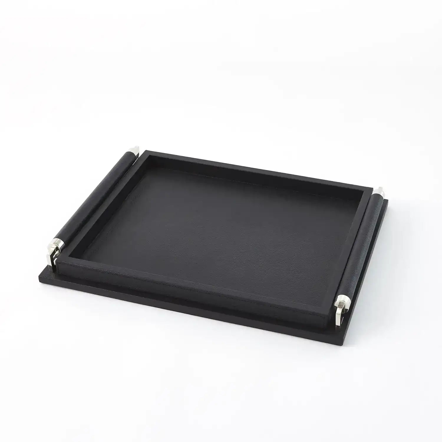 GLOBAL VIEWS WRAPPED HANDLE TRAY - Decorative Accents