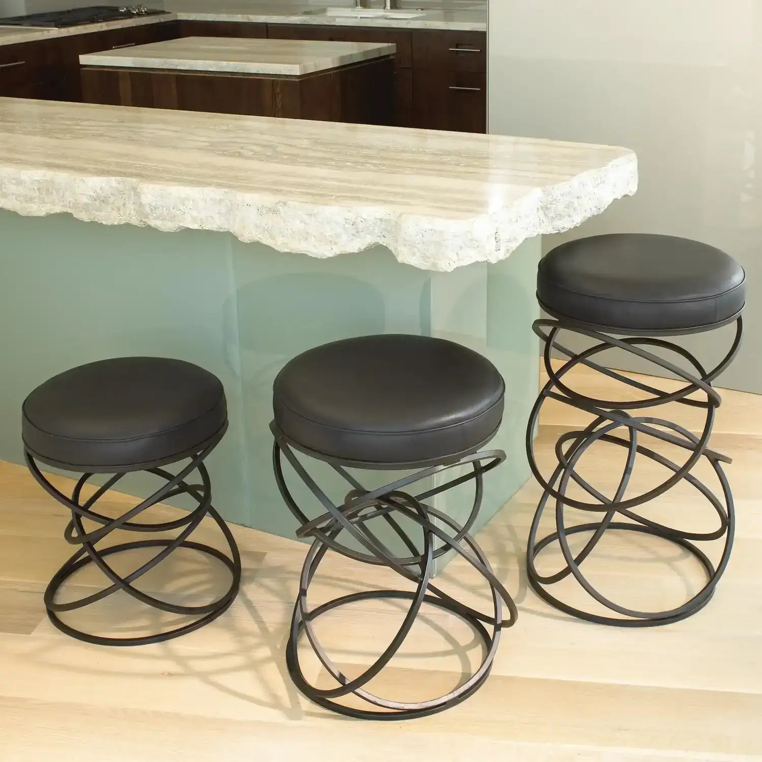 GLOBAL VIEWS RING COUNTER STOOL - Bar Stools