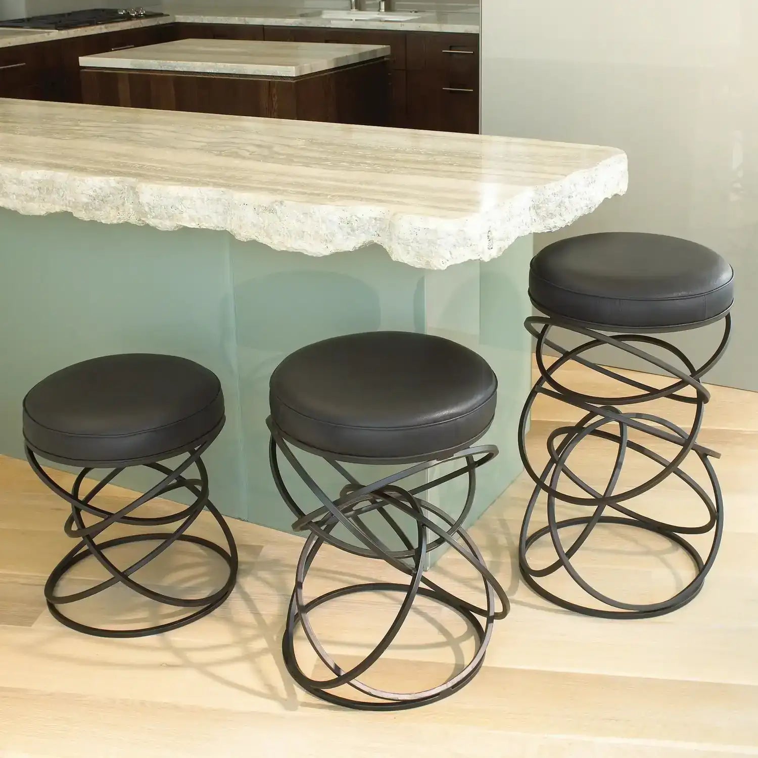 GLOBAL VIEWS RING COUNTER STOOL - Bar Stools