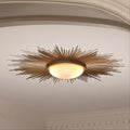 GLOBAL VIEWS, SUNBURST LIGHT FIXTURE, PENDANT LIGHT