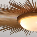 GLOBAL VIEWS, SUNBURST LIGHT FIXTURE, PENDANT LIGHT