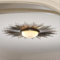 GLOBAL VIEWS, SUNBURST LIGHT FIXTURE, PENDANT LIGHT