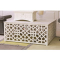 GLOBAL VIEWS MARBLE FRET COCKTAIL TABLE - Coffee