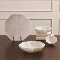 GLOBAL VIEWS MARBLE PETAL BOWL - Decorative Accents