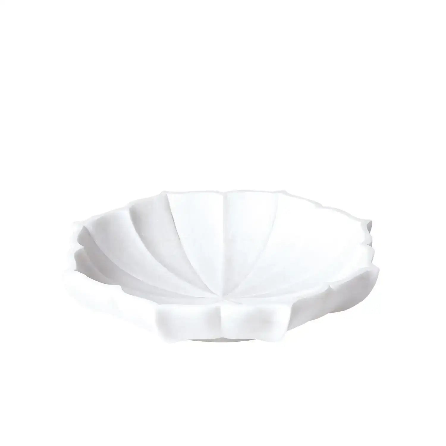 GLOBAL VIEWS MARBLE PETAL BOWL - Decorative Accents