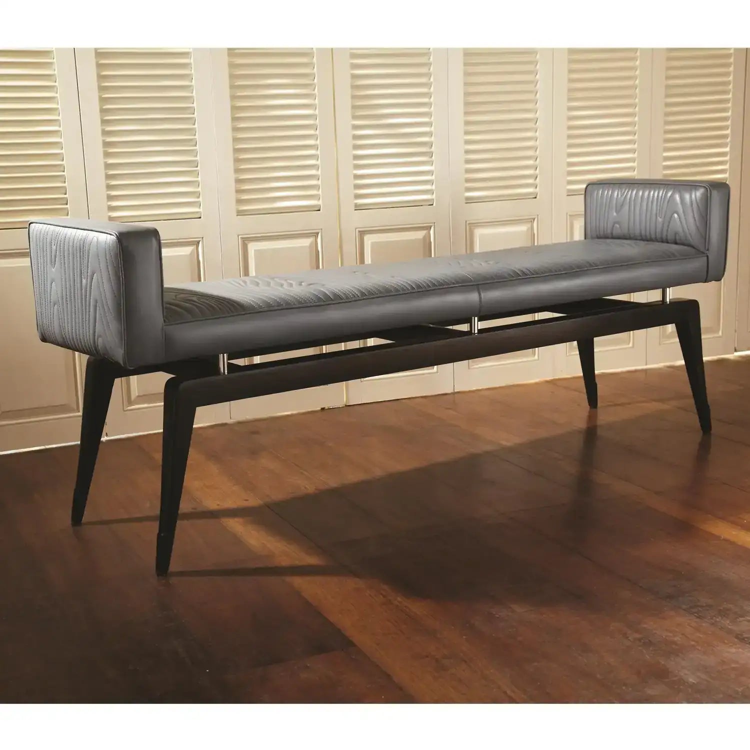 GLOBAL VIEWS FAUX BOIS CITY BENCH - Benches, Ottoman, Stools