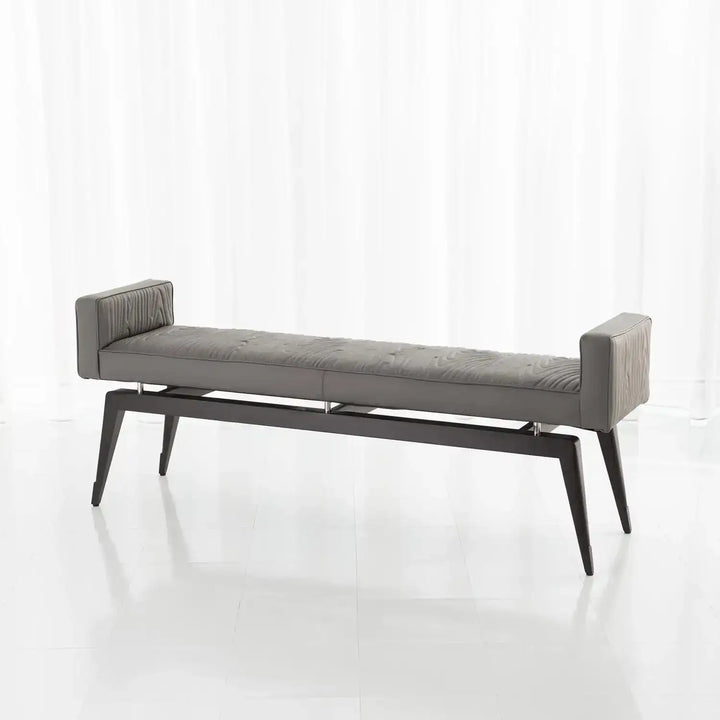 GLOBAL VIEWS FAUX BOIS CITY BENCH - Benches, Ottoman, Stools