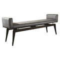 GLOBAL VIEWS FAUX BOIS CITY BENCH - Benches, Ottoman, Stools