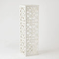 GLOBAL VIEWS MARBLE FRET PEDESTAL - Decorative Accents