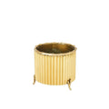 GLOBAL VIEWS CORRUGATED BAMBOO CACHEPOT - Decorative Accents