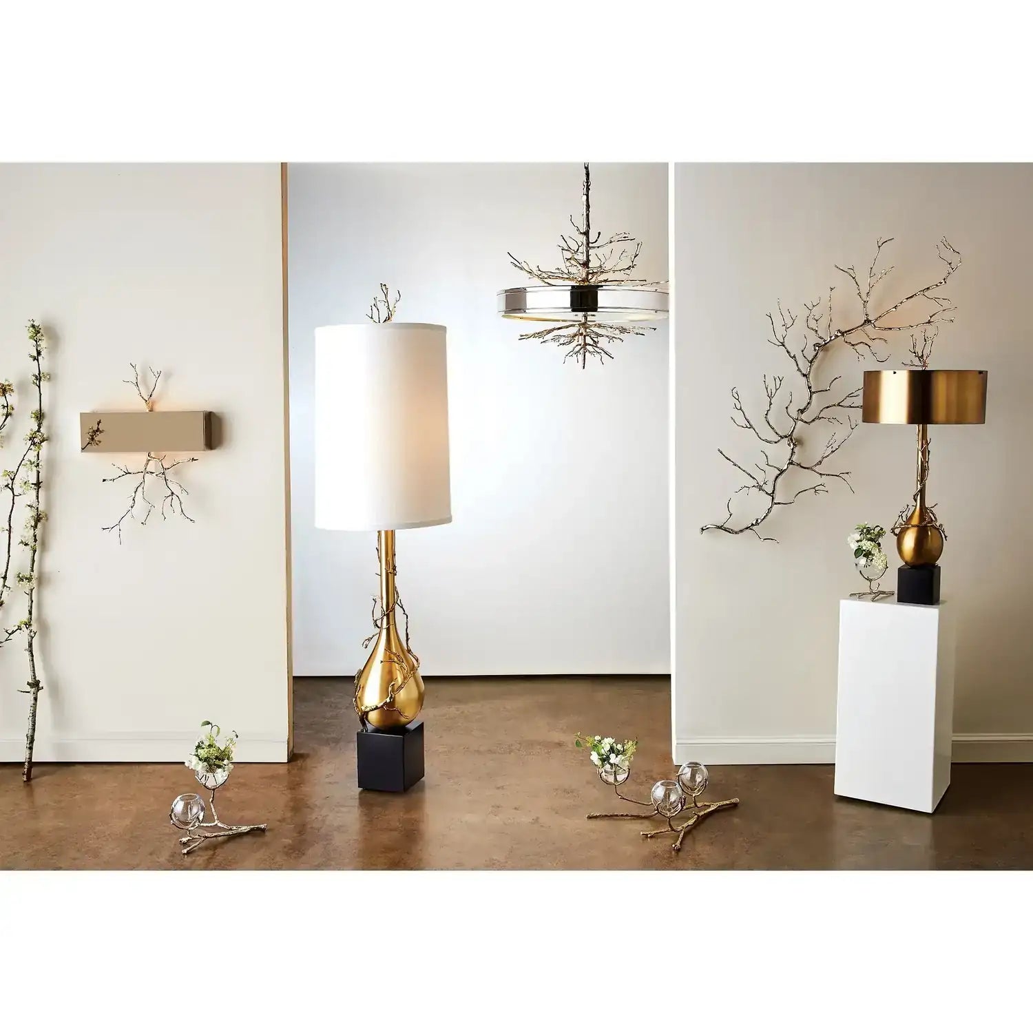 GLOBAL VIEWS, TWIG BULB LAMP, TABLE LAMPS