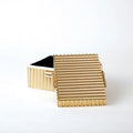 GLOBAL VIEWS CORRUGATED BAMBOO BOX - Decorative Accents