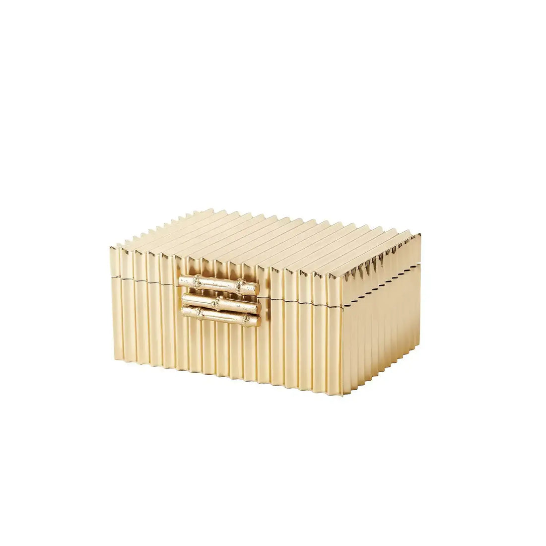 GLOBAL VIEWS CORRUGATED BAMBOO BOX - Decorative Accents