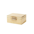 GLOBAL VIEWS CORRUGATED BAMBOO BOX - Decorative Accents
