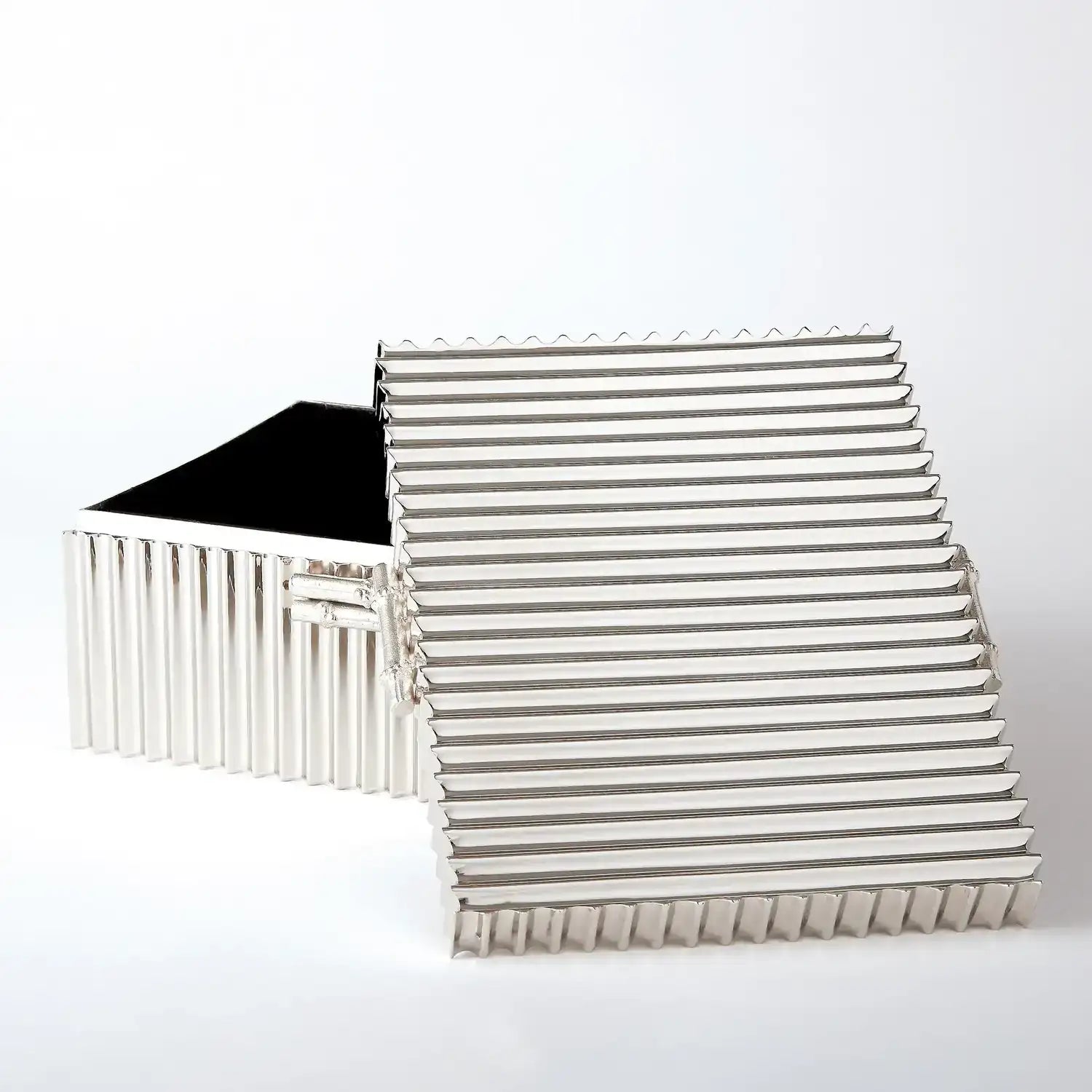 GLOBAL VIEWS CORRUGATED BAMBOO BOX - Decorative Accents