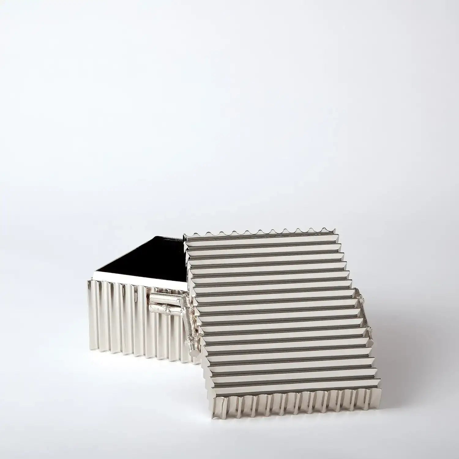 GLOBAL VIEWS CORRUGATED BAMBOO BOX - Decorative Accents