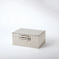 GLOBAL VIEWS CORRUGATED BAMBOO BOX - Decorative Accents