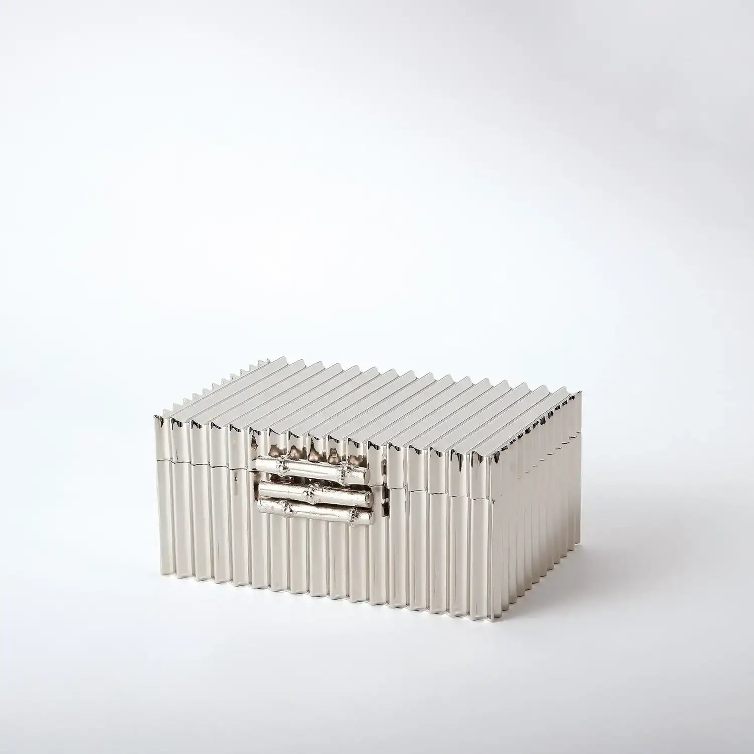 GLOBAL VIEWS CORRUGATED BAMBOO BOX - Decorative Accents