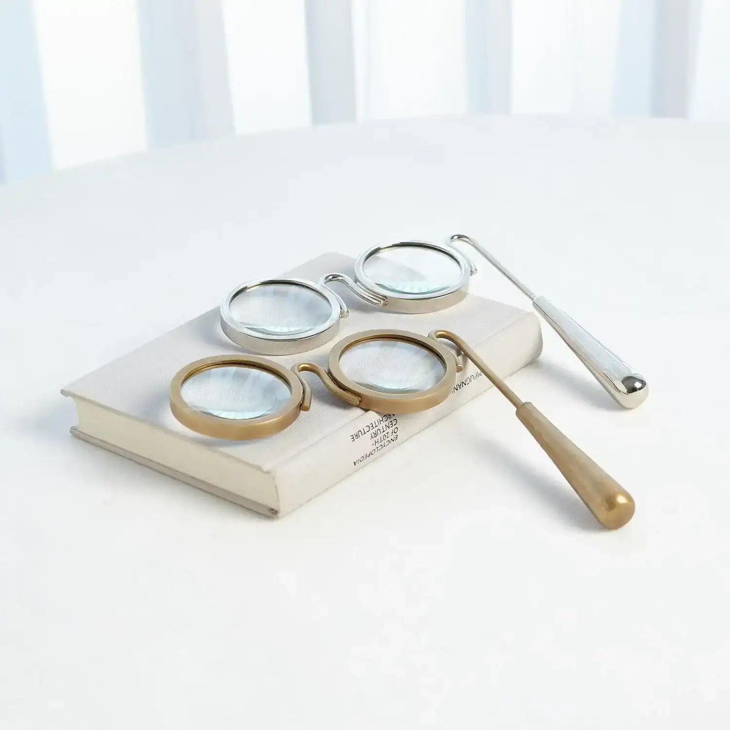 GLOBAL VIEWS LORGNETTE MAGNIFYING GLASS - Decorative Accents