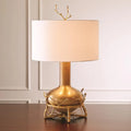 GLOBAL VIEWS, FAT BRASS TWIG TABLE LAMP, TABLE LAMPS