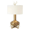 GLOBAL VIEWS, FAT BRASS TWIG TABLE LAMP, TABLE LAMPS