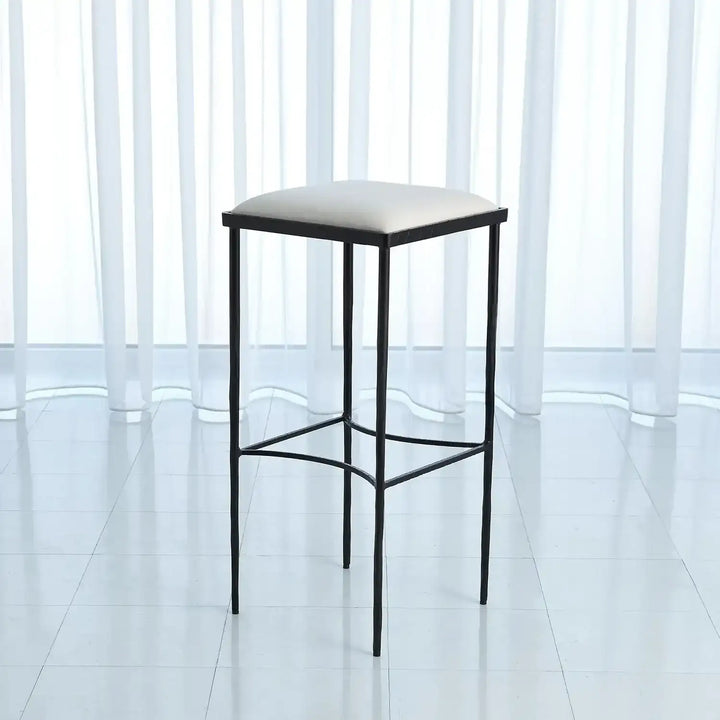 GLOBAL VIEWS HAMMERED BAR STOOL - Bar Stools
