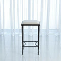 GLOBAL VIEWS HAMMERED COUNTER STOOL - Bar Stools