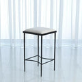 GLOBAL VIEWS HAMMERED COUNTER STOOL - Bar Stools