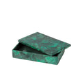 GLOBAL VIEWS MALACHITE STONE BOX - Decorative Accents
